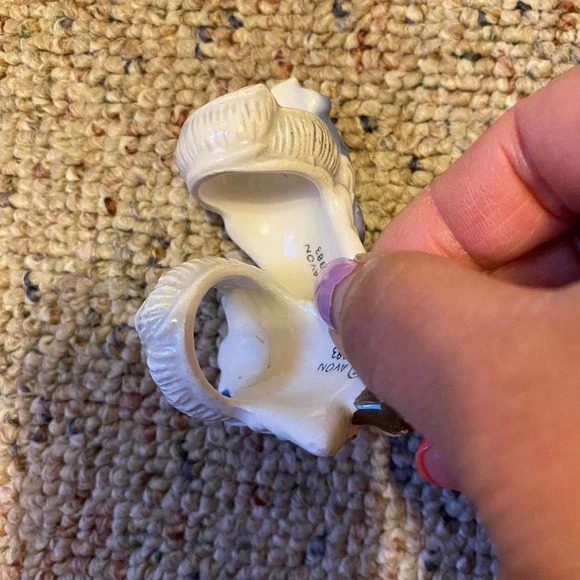 Vintage Avon Angle Porcelain Rings 1983 2 Pieces lot - Picture 6 of 9